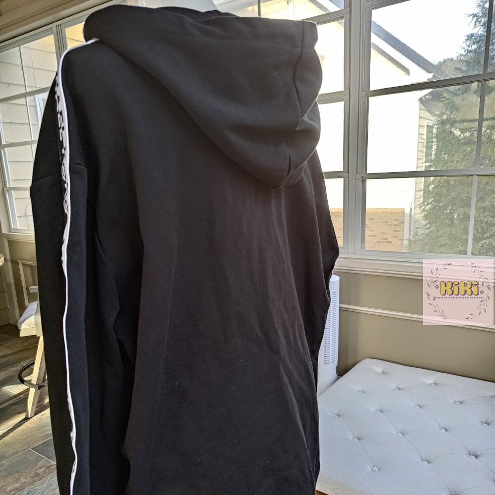 Michael Kors Logo Tape Cotton Blend Zip-Up Hoodie size XXL OF451X95MF - Picture 7 of 12